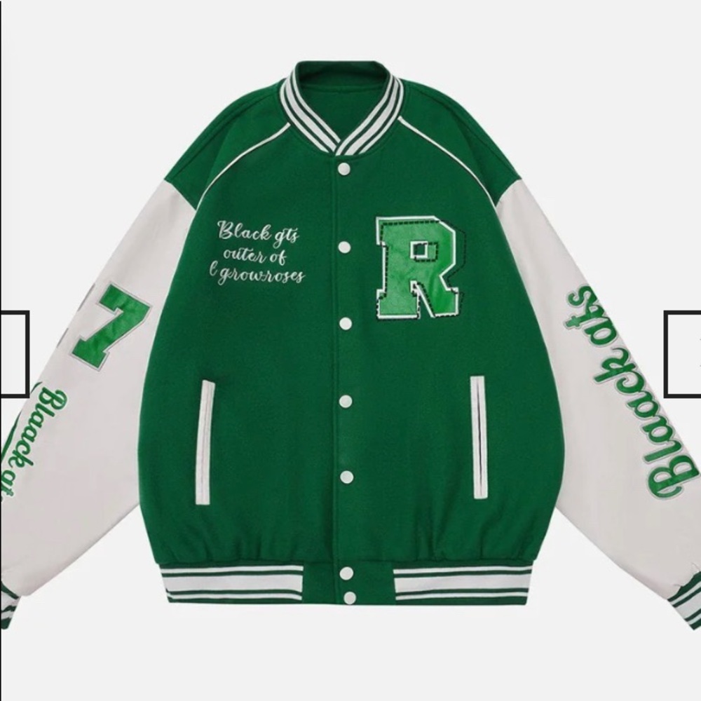 Varsity jacket never worn. Purchased 12/2022